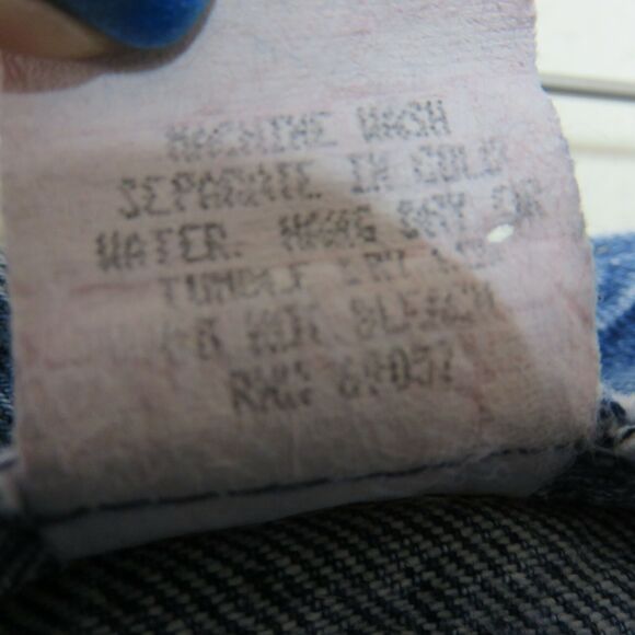 Y2K Paris Blues Cut Off Crop Wide Leg Jeans - Women's 11 - Picture 6 of 7